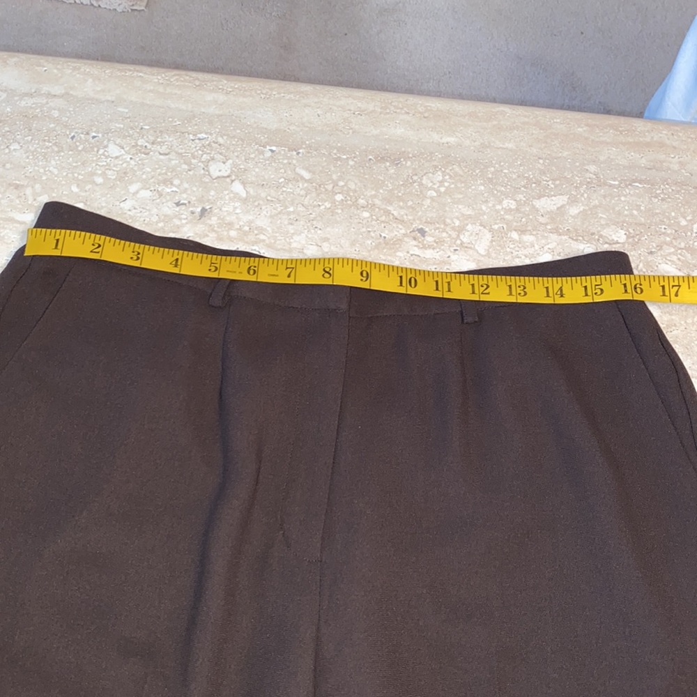 Anne Klein,brown pants, excellent condition, measurements and photos below - Picture 4 of 6